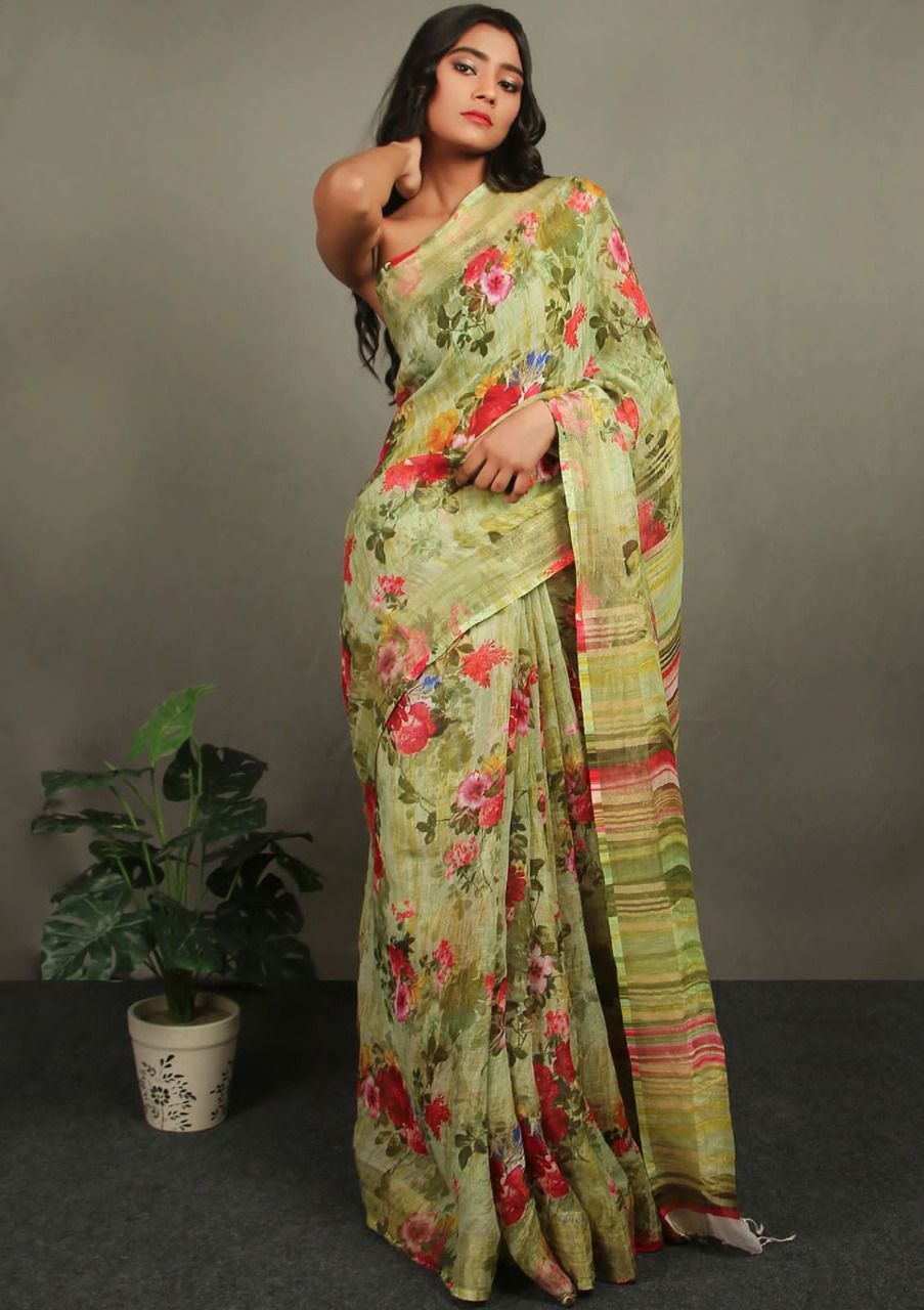 MG 134 Printed Designer Sarees Catalog